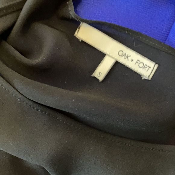 Oak + Fort | Black Chiffon Tunic Dress - Picture 7 of 8